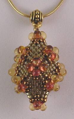 Beaded Bead Earrings